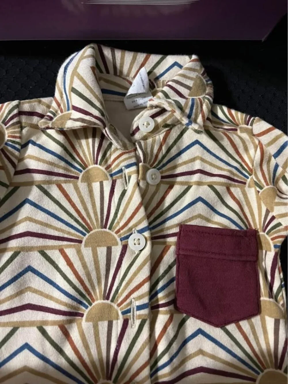 Kate Quinn retro style bodysuit  0-3 months
